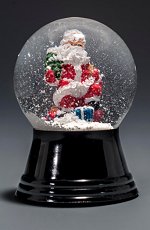 Santa with Gifts - Small<br>Vienna Snow Globe